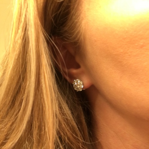 Authentic Judith Ripka Sterling Silver Earrings - Picture 7 of 7